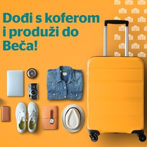 Dođi s koferom i produži do Beča!